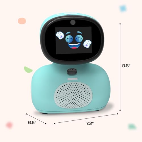 Image of Miko Mini AI Robot | 2 Years Free Max | STEAM Learning for Kids 5+ | Blue