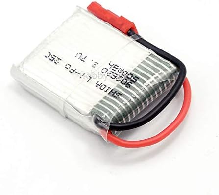 Miniatura 9 de 3.7V 1S 500mAh 25C LiPO batería JST enchufe para mini tamaño FPV Drone RC Quadcopter modelo avión