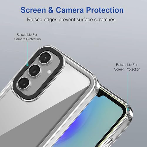 Image of Zapcase Back Case Cover for Samsung Galaxy A05s | Compatible for Samsung Galaxy A05s Back Cover | Case Cover with Camera Protection | (TPU + PC | Transparent)