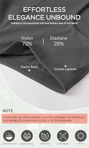 Image of ODODOS Racerback Tank Bra for Women High Neck Non Padded Medium Support Sports Bra Workout Yoga Crop Tops