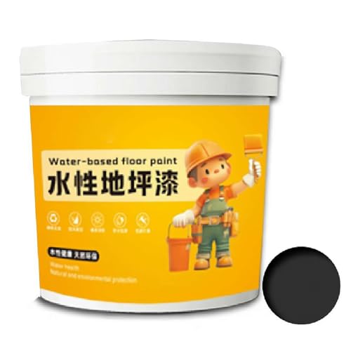 ZHOSXRC Waterproof Water-Based Epoxy Floor Paint,Water Based Floor Paint,Quick-Dry Anti-Slip