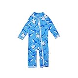 [Flap Happy] ワンピース水着 UPF 50+ Long Surf Swimsuit-Ankle Length Shark Cyclone 18 Months