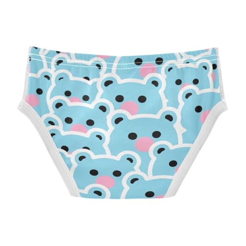 visesunny Boys Cotton Underwear Blue Pink Nose Bear Printed Toddler Soft Training Briefs Size 2T-8Y for Kids2