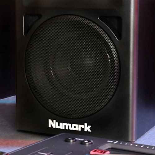 Numark Party Mix II, N-Wave 360 & HF175 – Platine DJ avec lumières et table de mixage, enceintes et casque DJ inclus - Image 7