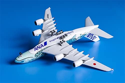 Miniatura 7 de Phoenix ANA Inspiration of Japan Green Turtle Airbus A380 JA382A 1.400 DIECAST Modelo preconstruido