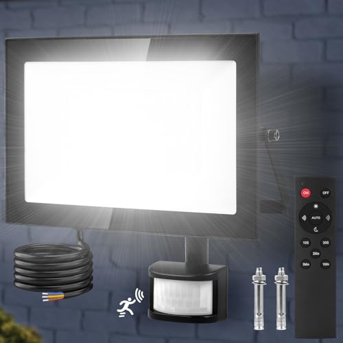 Viugreum 150W Led Strahler Außen Mit Bewegungsmelder 15000lm...