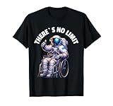 Fauteuil roulant en galaxie. Il n'y a pas de limite. Parfait pour la Journée mondiale des fauteuils roulants le 1er mars. Montrez que vous pouvez faire plus que de coller quelques couvercles de roue en fauteuil roulant sur votre fauteuil roulant