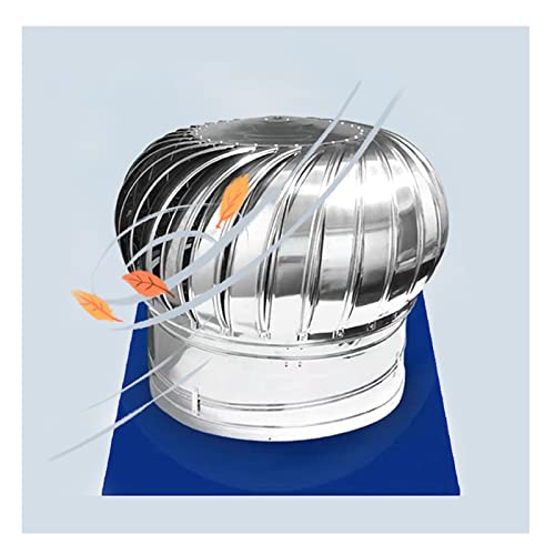 SHUDONGDEN Sombrero Extractor Humos Acero Inoxidable Giratorio Ventilador De Techo, Campana De Chimenea Giratoria, Campana De Chimenea De Ventilación Giratoria De Acero Inoxidable,150mm/5.91in