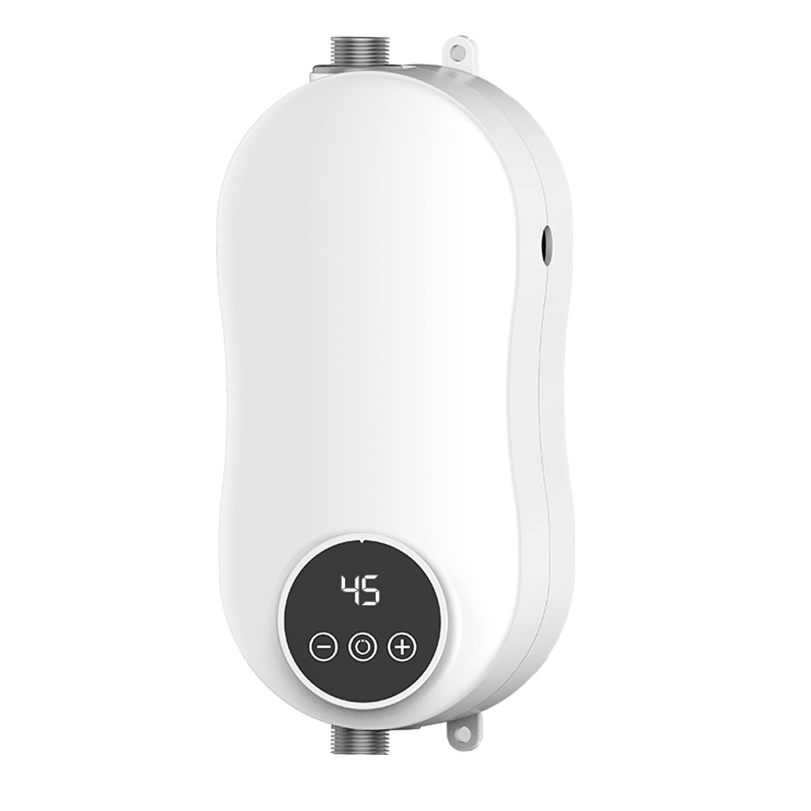 Mini podgrzewacz wody, 5500 W, elektryczny podgrzewacz wody, natychmiastowy bezzbiornikowy, elektryczny podgrzewacz wody z wyświetlaczem LED do mycia kuchni i łazienki (A2)