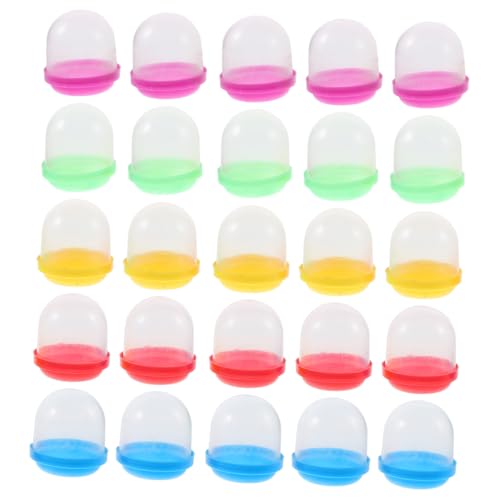 Cabilock 50pcs Mixed Color Candy Storage Box Reusable Containers for Party Favors Toy Prizes Vending Easy Open Close for Easter and Celebrations