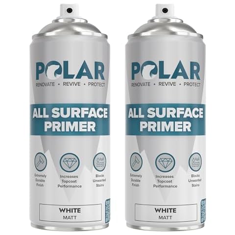 Polar Matt White High-Build Spray Primer Cover