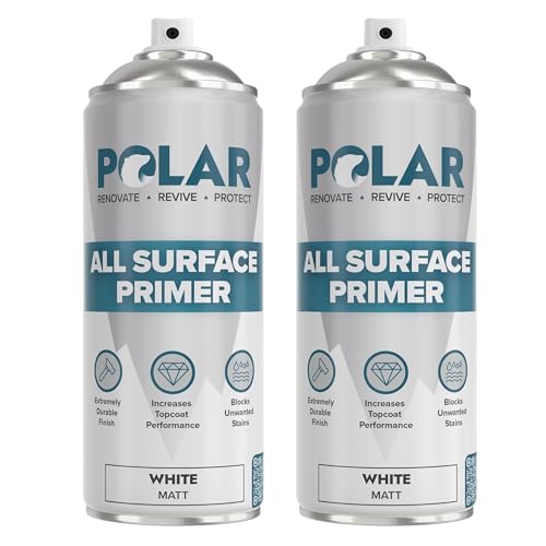 Polar All Surface Primer Matte White - 2 x 13.5 Fl Oz - Idea...