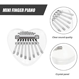 BIENKA Kalimba Doigt Piano Portable 8 Touches Pouce Piano Instrument De Musique Kalimba Piano - Les Beatles, Paul McCartney, John Lennon, RIngo Starr, George Harrison BIENKA Kalimba Doigt Piano Portable 8 Touches Pouce Piano Instrument De Musique Kalimba Piano – Image 3