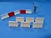Metallic Details MDR7257-1/72 Water Filled barriers, Scale Resin Model