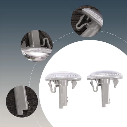 Intermitentes laterales para Citroën C2 Elysee Picasso luces de guardabarros dinámicas 4