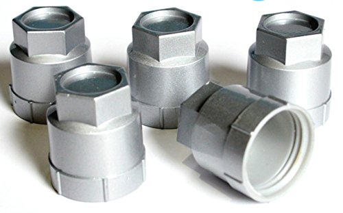 BB Auto Set of 20 New Silver Screw on Wheel Lug nut Covers for 82-92 Chevrolet Camaro z28 RS IROC Pontiac Firebird Trans Am Formula GTA