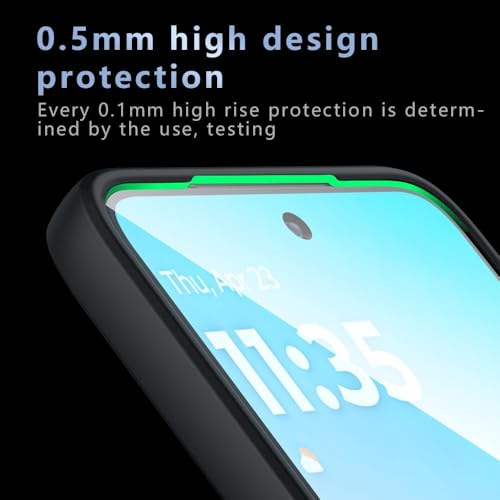 Image of Magnetic Case for Moto G67 Power 5G Case [Compatible with Magsafe Accessory] Translucent Matte Back Shockproof Protective Phone Case, Matte Black