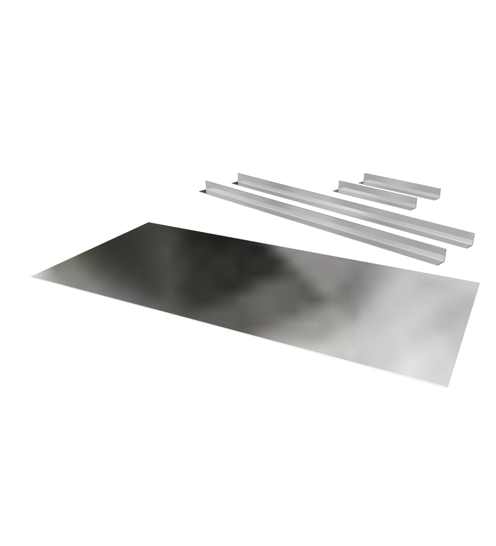 Closure Plate with Brackets (Plain) (1000mm x 400mm)