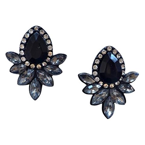 Happiness Boutique Damen Statement Ohrringe Strasssteine Cover