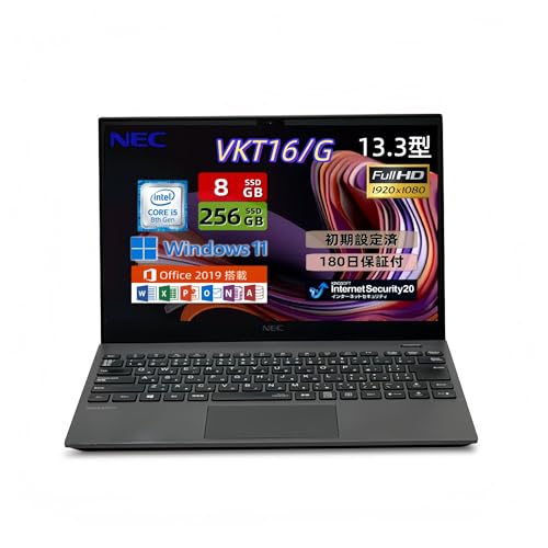 yςݕizm[gp\RNEC VersaPro VK yʔ^ 13.3^m[gPC 8 Core i5 8GB 256GB SSD Windows11 + Office2019 yʔ^ Wi-Fi HDMI USB3.0 rW