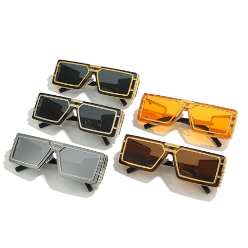 Vintage Fashion Square Sunglasses For Men Women Luxury Goggle Eyewear Sport Punk Sun Glass UV400 55144