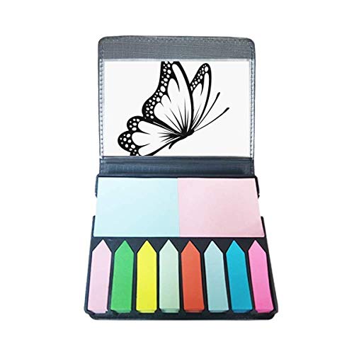 Marque-page papillon noir vintage avec sa boîte de rangement
