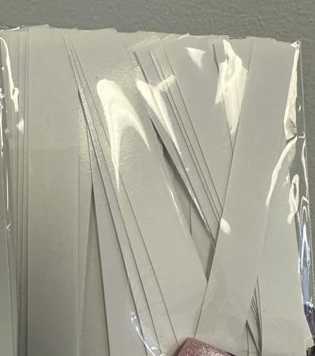 Double-Sided Clothing Tape Strips, Pack of 50, White