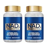 Picture of veryherbs NADH+ Supplement, True NADH+ & Resveratrol Supports Healthy Aging, Cellular Energy, Metabolism & Brain Boost for Men & Women, 120 Capsules, 2 Pack