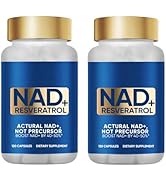 veryherbs NADH+ Supplement, True NADH+ &amp; Resveratrol Supports Healthy Aging, Cellular Energy, Met...