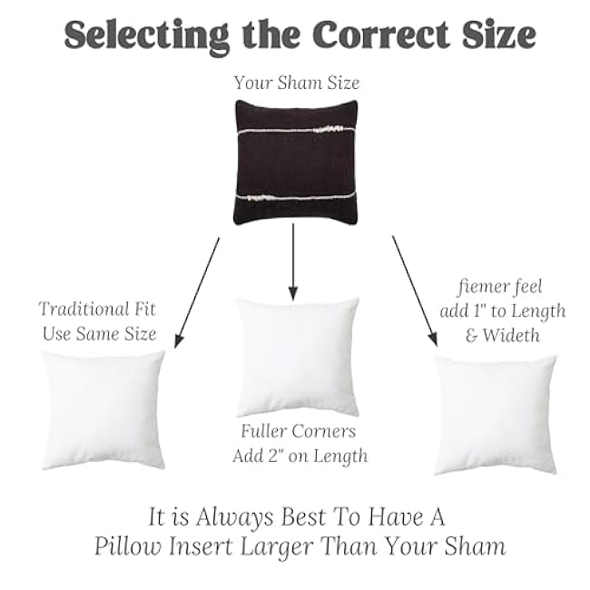 Euro Pillow Inserts 26 x 26 (Pack of 2, White), Down Feather Pillow Stuffer, Premium White Pillows for Bed, Couch, and Cushion