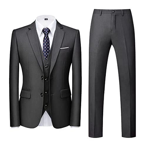 Traje Ejecutivo De 2 Piezas Para Hombre DTI - Corte Moderno, Color Azul Francés