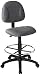 Boss Office Products Ergonomic Works Drafting Chair without Arms in Grey