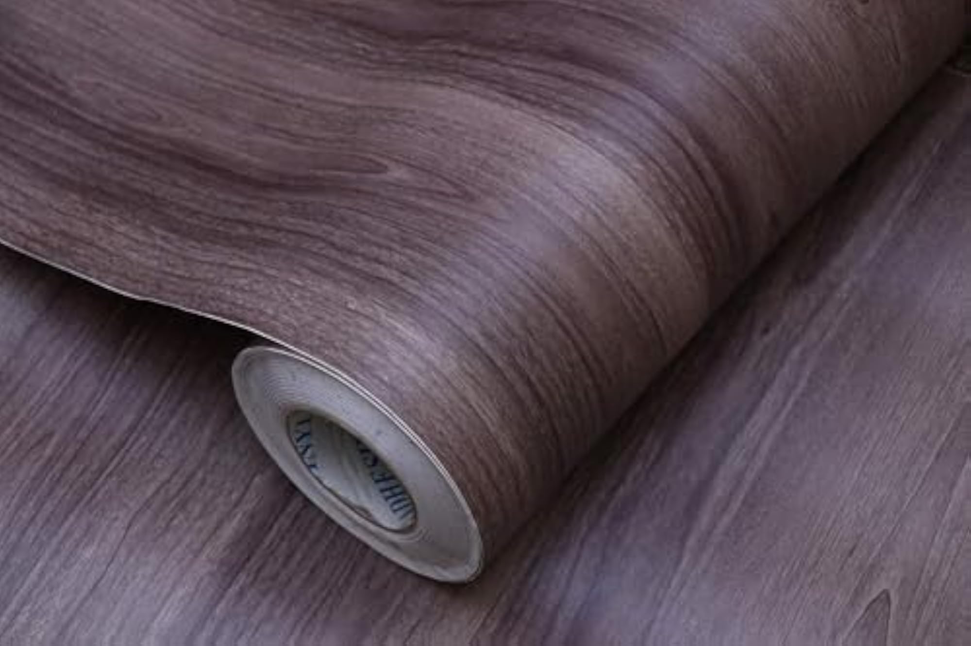 Teak Wood Grain Textured Vinyl Wrap Sticker