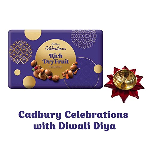 Image of Cadbury Rich Dry Fruit Collection Chocolates Gift Pack, 177 Gram