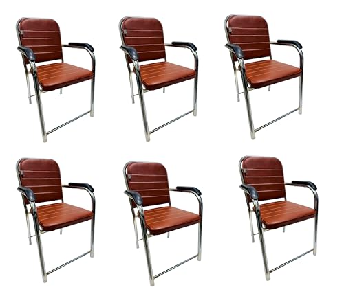 Image of Chair Offers a Professional Appearance in Any Office Setting Such as a Reception Area, in Front of a Desk (6, Tan, Heavy)