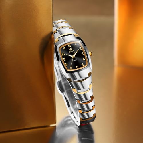 Image of OLEVS Watch Women Luxury Stainless Steel Small Wrist Dress Waterproof Analog