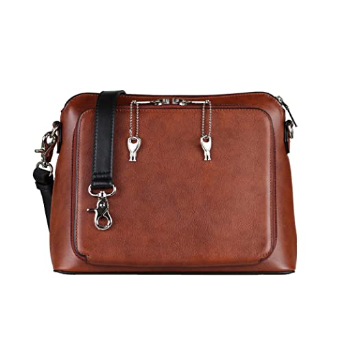 Concealed Carry Evelyn Leather Crossbody Organizer by Lady Conceal4