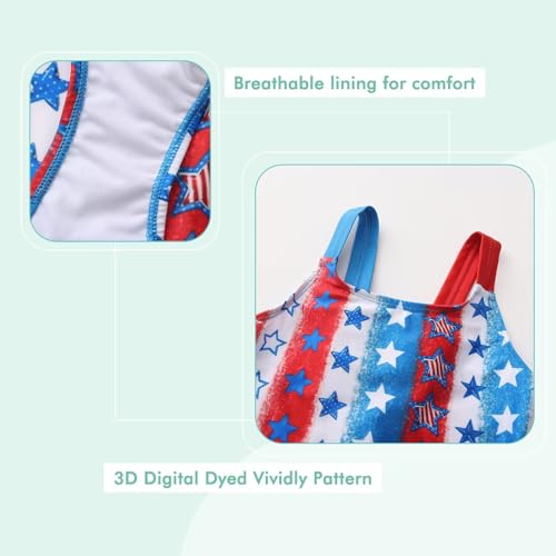 Image of Girls One Piece Swimsuits Halter Bathing Suits Summer Swimwear 3-16 Years