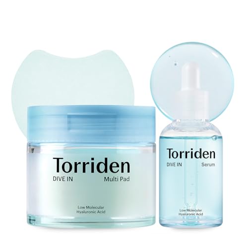 Torriden DIVE IN Serum 1.69 fl.oz. + DIVE IN Toner Pad (80 pads) ...