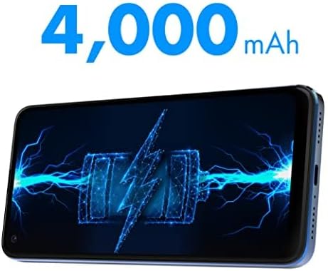 NUU B10 4G LTE 64GB/ 4GB Real Ram, 6.55'' Unlocked for T-Mobile, Mint, Metro, Ultra, Tello, Dual SIM, 48MP Triple-Camera, 4000 mAh, Blue, 365 Days Warranty & US Hotline Support image 7 of 8 B09WC99KRR