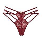 Sexy Einteiler Damen Unterwäsche für Frauen reizvolle String-Hosen Spitze Damenhöschen Brust Offen Dessous