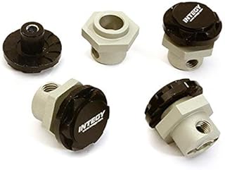 Integy RC Model C28221BLACK Billet Machined 17mm Hex Wheel Hub +6mm Offset (4) for Traxxas 1/10 Slash & Stampede