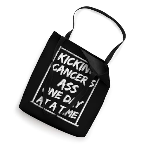 Bolsa Tote Kicking Cancer Chemotherapy Warrior Survivor miniatura 2