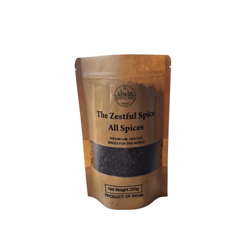 Allspice (Kabab Chini/All Spices) 250g | Whole Aromatic Spice | For Cooking, Masala Blends, Indian & Asian Cuisine, Desserts, Beverages & Herbal Drinks | Natural Flavoring Spice