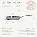 Made In Cookware | 10-Inch Stainless Steel Frying Pan | 5 Ply Stainless Clad | Professional Cookware | Crafted in USA | Induction Compatible