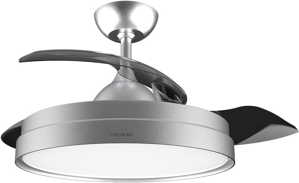 Ventilatore Da Soffitto Retrattile Con Luce 107cm - Ventilatore A Scomparsa Con Telecomando - Foto 8