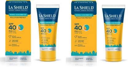 La Shield Sunscreen Gel Pack of 2 SPF 40 - SPF 40 PA+++ (50 g)