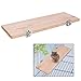 Hamster Plate-Forme Rectangle en Bois Naturel Plate-Forme Pet Pédale Conseil Cage À Mâcher Jouet Petits Animaux Habitat Décor pour Souris Chinchilla Chipmunk Rat