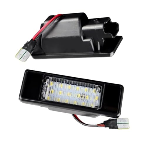 Luz de matrícula para Nissan Qashqai ideal para viajes nocturnos y trayectos bajo lluvia