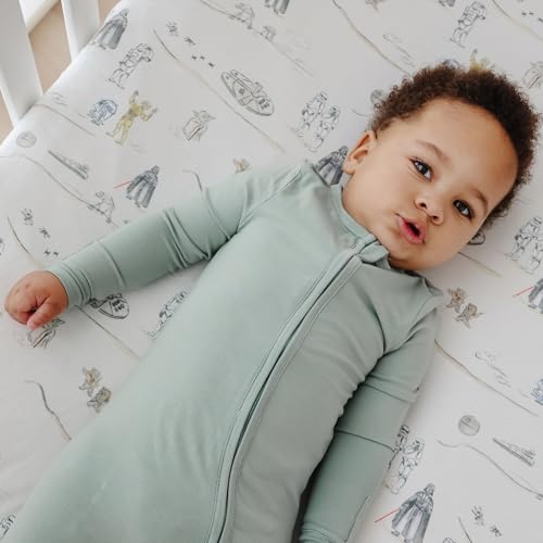 Image of Premium Fitted Knit Crib Sheet /Toddler Sheet Tatooine by Copper Pearl